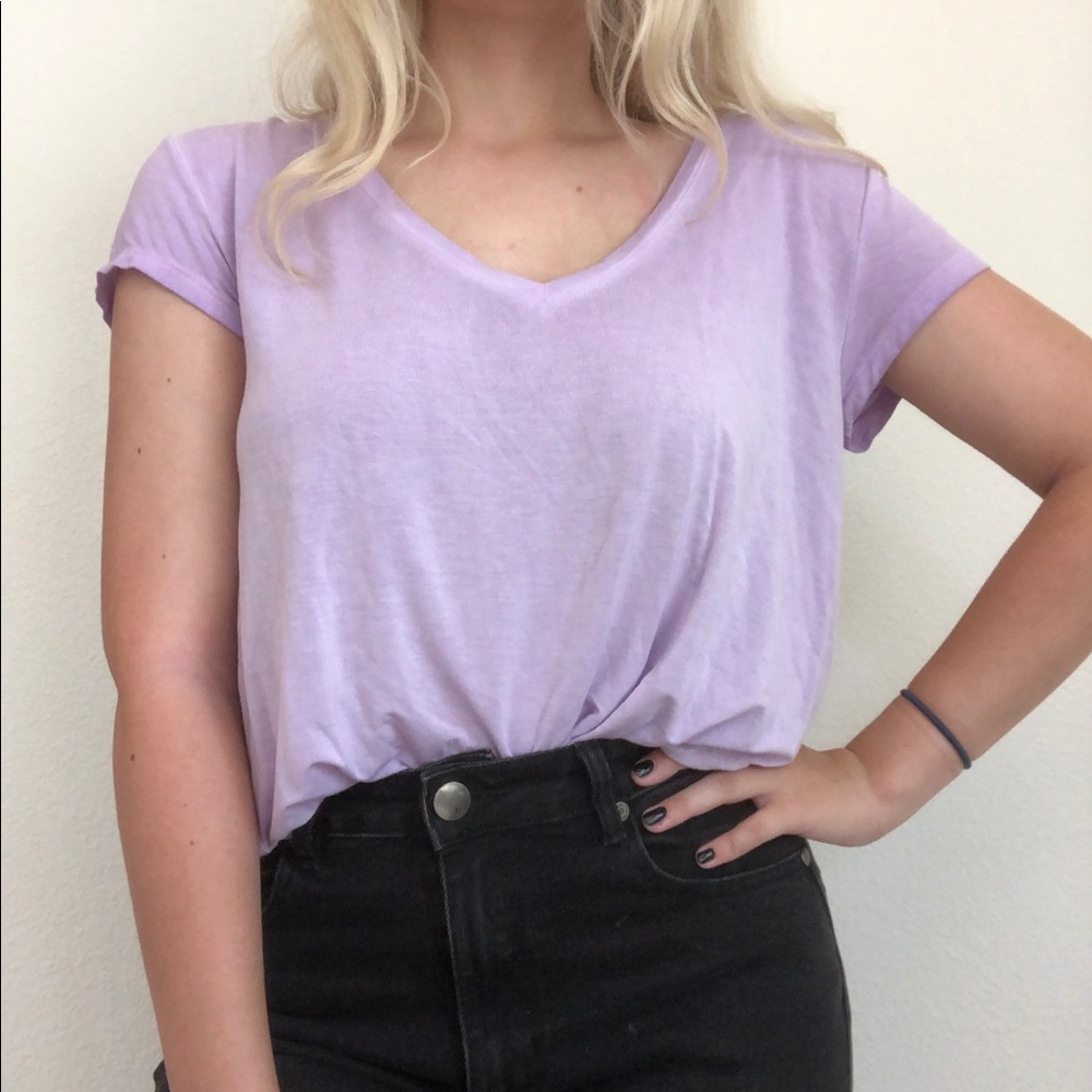 Basic Purple Tee - Picture 2 of 4